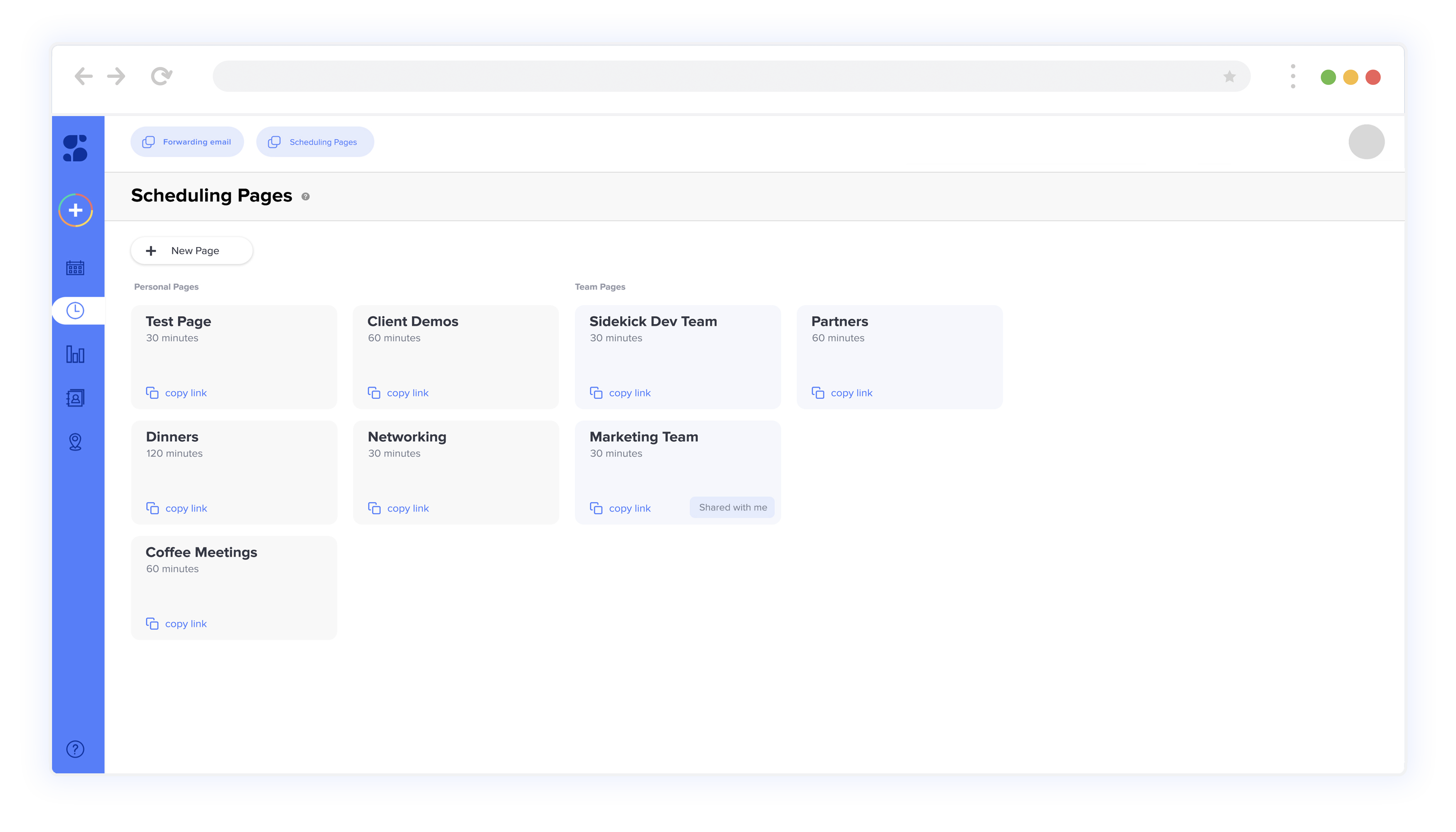 Scheduling Pages Sidekick Ai Admin Dashboard